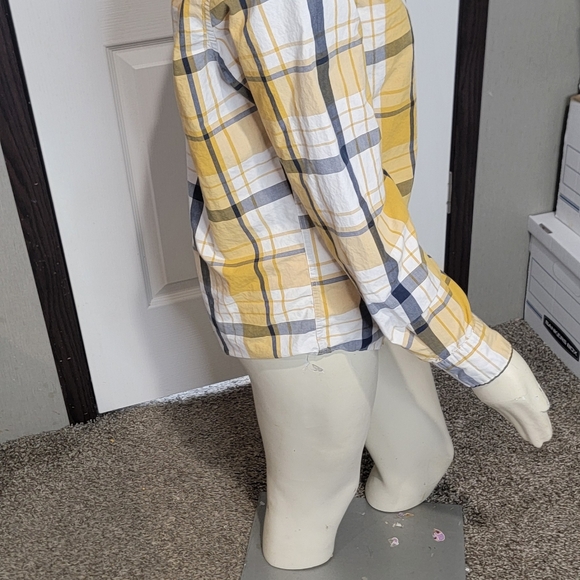 Men's Yellow Plaid Shirt - Picture 4 of 6